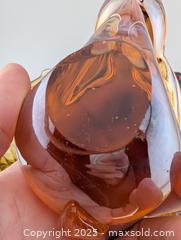 MaxSold Auction: Indiana Carnival Glass Amber Dish & MCM Decor  - Langley (British Columbia, Canada) SELLER MANAGED Reseller Online Auction - 68 Avenue