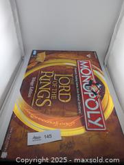 MaxSold Auction: Monopoly: Lord of The Rings Trilogy Edition - Langley (British Columbia, Canada) SELLER MANAGED Reseller Online Auction - 68 Avenue