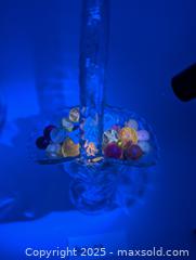 MaxSold Auction: Red/Orange UV Reactive Marbles in Crystal Basket - Langley (British Columbia, Canada) SELLER MANAGED Reseller Online Auction - 68 Avenue