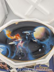 MaxSold Auction: Star Trek Memorabilia incl Lt Ed Display Plate by Hamilton Collection - Langley (British Columbia, Canada) SELLER MANAGED Reseller Online Auction - 68 Avenue