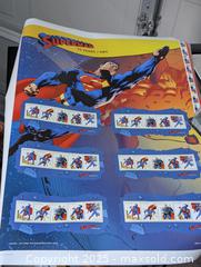 MaxSold Auction: Uncut Stamps Sheet Superman 75th Anniversary (2013-Canada Post)  - Langley (British Columbia, Canada) SELLER MANAGED Reseller Online Auction - 68 Avenue