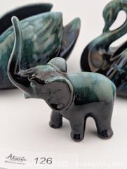 MaxSold Auction: Vintage Blue Mountain Pottery Swan Planters & Elephant  - Langley (British Columbia, Canada) SELLER MANAGED Reseller Online Auction - 68 Avenue