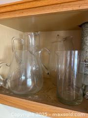 MaxSold Auction: 4 Large Glass Pitchers - Thousand Oaks (California, USA) PARTNER MANAGED Estate Sale Online Auction - Saxon Place