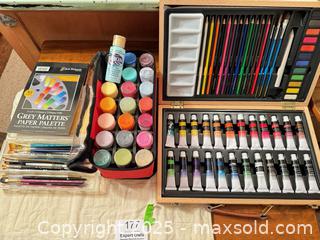 MaxSold Auction: Acrylic and Watercolor Paint Sets  - Thousand Oaks (California, USA) PARTNER MANAGED Estate Sale Online Auction - Saxon Place