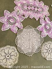 MaxSold Auction: Amazing Array of Handmade Lace doilies - Thousand Oaks (California, USA) PARTNER MANAGED Estate Sale Online Auction - Saxon Place