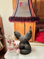 MaxSold Auction: Amazing Rooster Lamp and Quilted Decor - Thousand Oaks (California, USA) PARTNER MANAGED Estate Sale Online Auction - Saxon Place