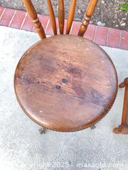 MaxSold Auction: Antique Claw And Ball Windsor Piano Stool &#38; Side Table - Thousand Oaks (California, USA) PARTNER MANAGED Estate Sale Online Auction - Saxon Place