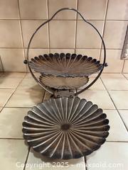 MaxSold Auction: Antique Folding Clam Shell Server - Thousand Oaks (California, USA) PARTNER MANAGED Estate Sale Online Auction - Saxon Place