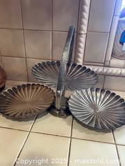 MaxSold Auction: Antique Folding Clam Shell Server - Thousand Oaks (California, USA) PARTNER MANAGED Estate Sale Online Auction - Saxon Place