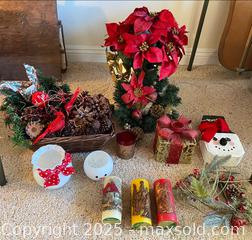MaxSold Auction: Beautiful Candles, Faux Poinsettia, Candle Holders & More! - Thousand Oaks (California, USA) PARTNER MANAGED Estate Sale Online Auction - Saxon Place