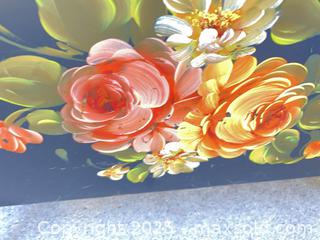 MaxSold Auction: Black Metal Hand-Painted Toleware Magazine Rack and More - Thousand Oaks (California, USA) PARTNER MANAGED Estate Sale Online Auction - Saxon Place