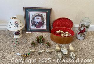 MaxSold Auction: Cardinal Tea Light Lamp, Glass Jar, Ornaments &#38; More! - Thousand Oaks (California, USA) PARTNER MANAGED Estate Sale Online Auction - Saxon Place
