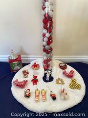 MaxSold Auction: Christmas Ornaments &#38; Mini Tree Skirt - Thousand Oaks (California, USA) PARTNER MANAGED Estate Sale Online Auction - Saxon Place