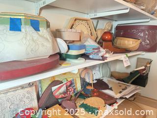 MaxSold Auction: Crafting Supplies and Projects - Thousand Oaks (California, USA) PARTNER MANAGED Estate Sale Online Auction - Saxon Place