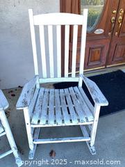 MaxSold Auction: Distressed Wood Rocking Chairs - Thousand Oaks (California, USA) PARTNER MANAGED Estate Sale Online Auction - Saxon Place