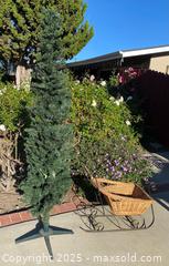 MaxSold Auction: Faux Christmas Tree &#38; Wicker Sleigh - Thousand Oaks (California, USA) PARTNER MANAGED Estate Sale Online Auction - Saxon Place