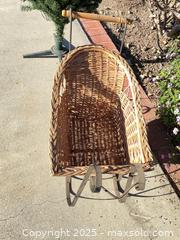 MaxSold Auction: Faux Christmas Tree &#38; Wicker Sleigh - Thousand Oaks (California, USA) PARTNER MANAGED Estate Sale Online Auction - Saxon Place