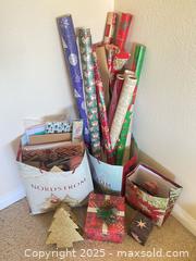 MaxSold Auction: Gift Wrap & Gift Bags- Just In Time for Christmas!  - Thousand Oaks (California, USA) PARTNER MANAGED Estate Sale Online Auction - Saxon Place
