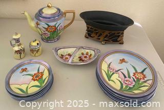 MaxSold Auction: Hand- Painted Floral Design Lusterware  - Thousand Oaks (California, USA) PARTNER MANAGED Estate Sale Online Auction - Saxon Place