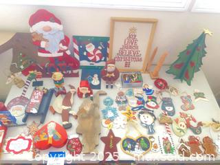 MaxSold Auction: Hand Painted Wooden Holiday Decor & Ornaments  - Thousand Oaks (California, USA) PARTNER MANAGED Estate Sale Online Auction - Saxon Place