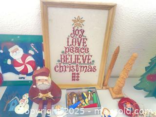 MaxSold Auction: Hand Painted Wooden Holiday Decor & Ornaments  - Thousand Oaks (California, USA) PARTNER MANAGED Estate Sale Online Auction - Saxon Place