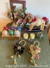 MaxSold Auction: Holiday Decorative Wood Raffia Rocking Horse, Candles, & More! - Thousand Oaks (California, USA) PARTNER MANAGED Estate Sale Online Auction - Saxon Place