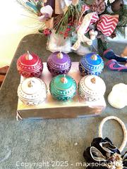 MaxSold Auction: Holiday Decorative Wood Raffia Rocking Horse, Candles, & More! - Thousand Oaks (California, USA) PARTNER MANAGED Estate Sale Online Auction - Saxon Place