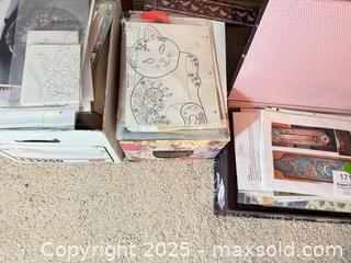 MaxSold Auction: Hundreds of Crafting Patterns Samplers  - Thousand Oaks (California, USA) PARTNER MANAGED Estate Sale Online Auction - Saxon Place
