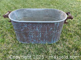 MaxSold Auction: Large Antique Copper Boiler/Wash Bin/Planter - Thousand Oaks (California, USA) PARTNER MANAGED Estate Sale Online Auction - Saxon Place