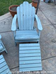MaxSold Auction: Light Blue Adirondack Wood Chairs - Thousand Oaks (California, USA) PARTNER MANAGED Estate Sale Online Auction - Saxon Place