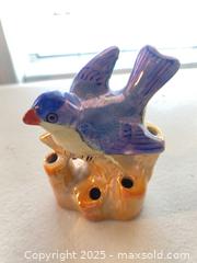 MaxSold Auction: Lusterware Bluebird Flower Frog & Small Vases - Thousand Oaks (California, USA) PARTNER MANAGED Estate Sale Online Auction - Saxon Place