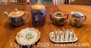 MaxSold Auction: Lusterware Teapot, Tea Holder, Creamer, & More! - Thousand Oaks (California, USA) PARTNER MANAGED Estate Sale Online Auction - Saxon Place