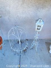 MaxSold Auction: Metal Plant Stand &#38; Decorative Outdoor Items - Thousand Oaks (California, USA) PARTNER MANAGED Estate Sale Online Auction - Saxon Place