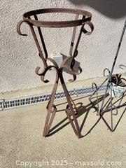 MaxSold Auction: Metal Wrought Iron Plant Stands &#38; Holder - Thousand Oaks (California, USA) PARTNER MANAGED Estate Sale Online Auction - Saxon Place