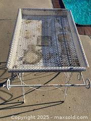 MaxSold Auction: Mid Century Vintage Metal Bar Cart or Serving Table - Thousand Oaks (California, USA) PARTNER MANAGED Estate Sale Online Auction - Saxon Place