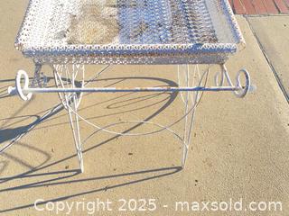 MaxSold Auction: Mid Century Vintage Metal Bar Cart or Serving Table - Thousand Oaks (California, USA) PARTNER MANAGED Estate Sale Online Auction - Saxon Place