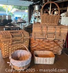 MaxSold Auction: Picnic and Hand Baskets Galore  - Thousand Oaks (California, USA) PARTNER MANAGED Estate Sale Online Auction - Saxon Place