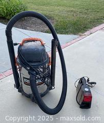 MaxSold Auction: Ridgid Shop Vacuum &#38; Air Compressor  - Thousand Oaks (California, USA) PARTNER MANAGED Estate Sale Online Auction - Saxon Place