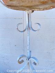 MaxSold Auction: Rustic White Metal Plant Stands &#38; Metal Watering Can - Thousand Oaks (California, USA) PARTNER MANAGED Estate Sale Online Auction - Saxon Place