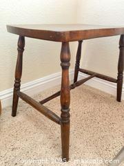MaxSold Auction: Small Wood Stool - Thousand Oaks (California, USA) PARTNER MANAGED Estate Sale Online Auction - Saxon Place