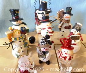 MaxSold Auction: Snowman Holiday Collection - Thousand Oaks (California, USA) PARTNER MANAGED Estate Sale Online Auction - Saxon Place