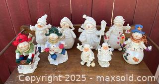 MaxSold Auction: Snowman &#38; Santa Figurines - Thousand Oaks (California, USA) PARTNER MANAGED Estate Sale Online Auction - Saxon Place