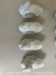MaxSold Auction: Swan Ceramic Napkin Rings and Salt and Pepper - Thousand Oaks (California, USA) PARTNER MANAGED Estate Sale Online Auction - Saxon Place