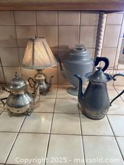 MaxSold Auction: Unique Pitchers and Percolator - Thousand Oaks (California, USA) PARTNER MANAGED Estate Sale Online Auction - Saxon Place