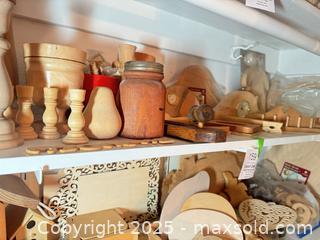 MaxSold Auction: Unpainted Wood Pieces for Crafts - Thousand Oaks (California, USA) PARTNER MANAGED Estate Sale Online Auction - Saxon Place