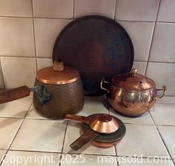 MaxSold Auction: Vintage Copper pot and Cookware Collection  - Thousand Oaks (California, USA) PARTNER MANAGED Estate Sale Online Auction - Saxon Place