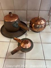 MaxSold Auction: Vintage Copper pot and Cookware Collection  - Thousand Oaks (California, USA) PARTNER MANAGED Estate Sale Online Auction - Saxon Place