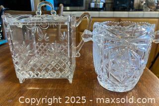 MaxSold Auction: Vintage Crystal Jar and Ice Bucket - Thousand Oaks (California, USA) PARTNER MANAGED Estate Sale Online Auction - Saxon Place