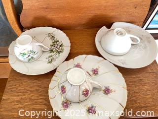 MaxSold Auction: Vintage Floral Printed Teacup &#38; Saucer Sets - Thousand Oaks (California, USA) PARTNER MANAGED Estate Sale Online Auction - Saxon Place