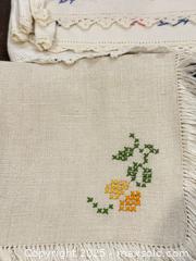 MaxSold Auction: Vintage Hand Embroidered Linen Napkins - Thousand Oaks (California, USA) PARTNER MANAGED Estate Sale Online Auction - Saxon Place